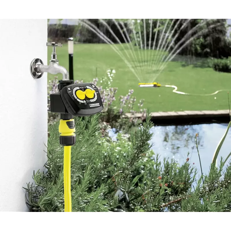 Mechanical watering timer Kärcher WT 4.000 Black Yellow