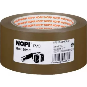 PVC adhesive tape Tesa NOPI Pack 66 m x 50 mm, brown