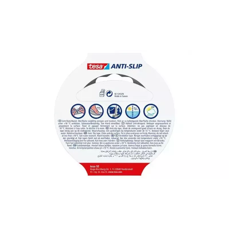 Duct tape TESA 55587-00000-11 Black 5m