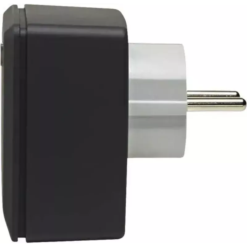 Smart plug eQ-3 Homematic IP 161599A0, indoor, anthracite, plastic housing, 70×70×39 mm