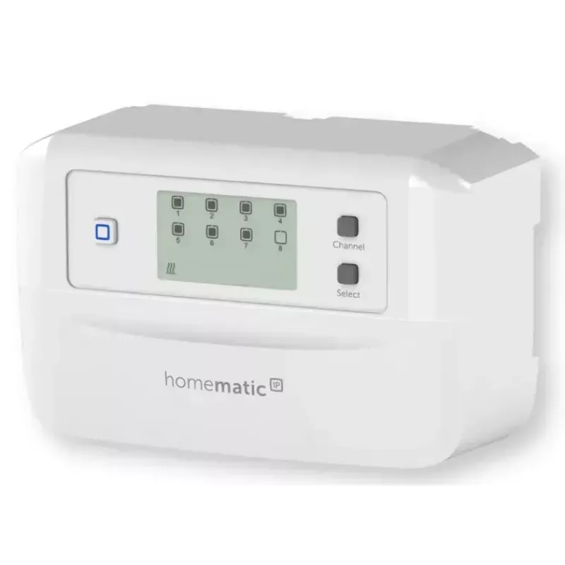 Floor Heating Controller 8-channel motorised, eQ-3 Homematic IP, digital thermostat (RF, AC 230 V)