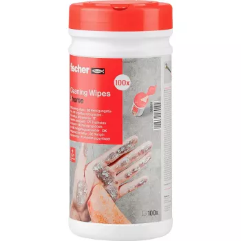 Cleaning wipes FISCHER model 567456 — pack of 50 wipes