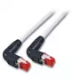 Networking Cable EFB Elektronik RJ45 90°S/STP Cat6 RJ-45 Cat7 3 m Grey