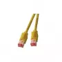 Networking cable EFB Elektronik RJ45 S/FTP Cat6a Yellow 3 m