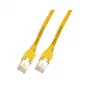 Networking Cable EFB Elektronik K8075.1 RJ-45 Cat5e 1m Yellow