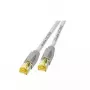 Networking cable EFB Elektronik K8560GR.10 RJ45 Cat6a 10m Grey