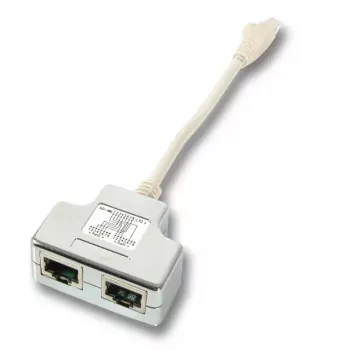 Networking cable EFB Elektronik K5123.015 RJ-45 0.15 m Silver White