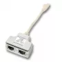 Networking cable EFB Elektronik K5123.015 RJ-45 0.15 m Silver White