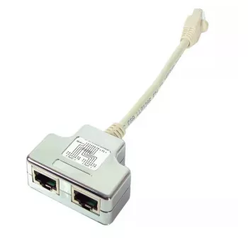 Networking cable EFB Elektronik K5124.015 — 0.15 m, RJ-45 to 2× RJ-45