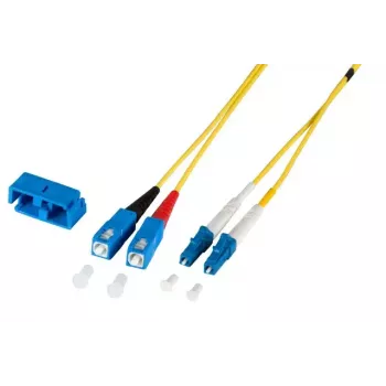 Fibre optic cable EFB Elektronik O0360.0,5 0.5 m LC SC Yellow