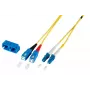 Fibre optic cable EFB Elektronik O0360.0,5 0.5 m LC SC Yellow