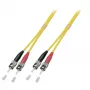 Fibre optic cable EFB Elektronik O2003.20 20 m ST Yellow