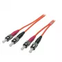 Fibre optic cable EFB Elektronik O6013.15 15 m ST Orange