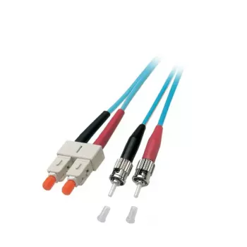 Fibre optic cable EFB Elektronik O7353.20 20 m SC ST Turquoise