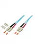 Fibre optic cable EFB Elektronik O7413.15 15 m SC Turquoise