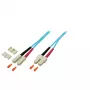 Fibre optic cable EFB Elektronik O7413.2 2m SC Turquoise