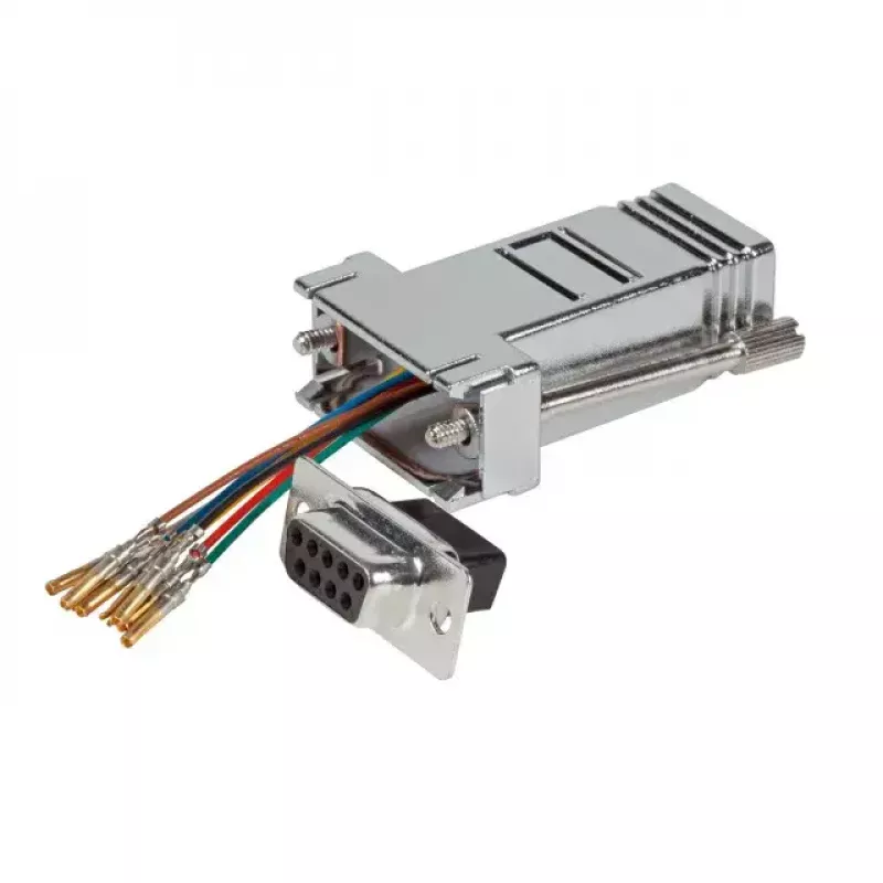 Cable gender changer EFB Elektronik ETM23067 — DB-09 to RJ-45, grey