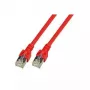 Networking Cable EFB Elektronik RJ45 S/FTP Cat5e Red 0.5m