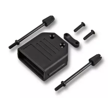 Wire connector Dsub 15-pin EFB Elektronik 29477.1 Black