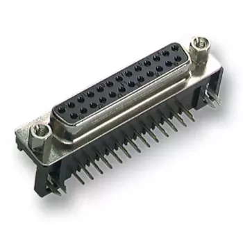 Wire connector D-sub 15-pin female, EFB Elektronik 34702.1, black, 39.1×12.6×21 mm