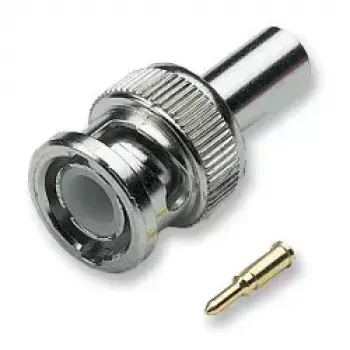 Coaxial BNC male connector EFB Elektronik 52500.2, 50 Ω impedance