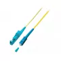 Fiber optic cable EFB Elektronik O0839.5 — OS2, 5 m, E-2000 (LSH) to LC, 9 µm, yellow