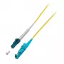 Fibre optic cable EFB Elektronik O0863.5 — OS2 9 µm, E-2000 (LSH) to LC, 5 m, yellow