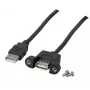 USB cable EFB Elektronik K5291SW.3V2 3m USB A Black