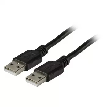 USB 2.0 A–A cable EFB Elektronik 1.5 m, male-to-male, 0.48 Gbit/s, black, magnetically shielded
