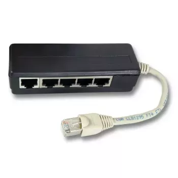 Network Splitter EFB Elektronik K5117.015 Black