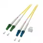 Fibre optic cable EFB Elektronik O0384.15 LC OS2 15 m Yellow