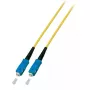 Fibre optic cable EFB Elektronik O1323.3 3 m SC Yellow