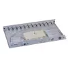 Patch panel 1U EFB Elektronik B71006.12OM4 — ST fiber connectors, metal, 483×44.5×244 mm