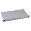 Patch panel 1U EFB Elektronik B71006.12OM4 — ST fiber connectors, metal, 483×44.5×244 mm