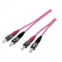 Fibre optic cable EFB Elektronik O0348.20 — OM4 multimode, ST–ST, 20 m