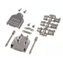 Wire connector EFB Elektronik D-Sub 15-pin 29471.1, zinc silver, 33×47 mm, Ø 1.3 cm
