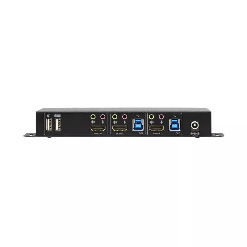 KVM switch 2-port HDMI/USB Tripp Lite B005-HUA2-K — 4K 60 Hz, HDR, HDCP 2.2, IR, USB sharing, 1.2 m cables