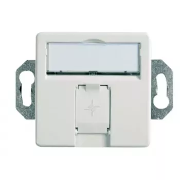 Telegärtner socket-outlet RJ-45 Cat6a J00020A0507, white, ABS/steel/zinc, 70×50×43.2 mm