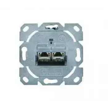 Socket outlet 2 x RJ-45 Telegärtner J00020A0510
