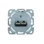 Socket outlet 2 x RJ-45 Telegärtner J00020A0510