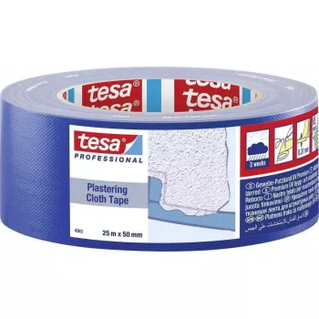 Plastering cloth tape Tesa 04363 25 m x 31 mm blue