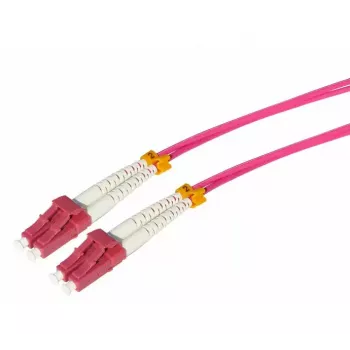 Fibre optic cable Tecline 798LL00 LC OM4 0.5 m Pink Violet