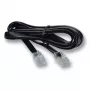 Telephone cable EFB Elektronik K2406SW.6 6 m Black