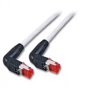 Networking Cable EFB Elektronik RJ45 90°S/STP Cat6 RJ-45 Cat7 0.5m Grey