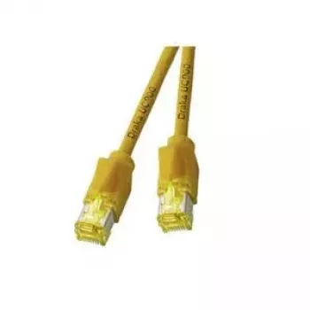 Networking cable EFB Elektronik RJ45 S/STP Cat6a 1 m Yellow