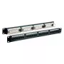 Patch panel EFB Elektronik 37585.1, 24-port RJ-45, 1U rack, 5000 Mbit/s, gold contacts, black