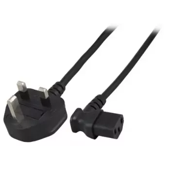 Power cable EFB Elektronik EK460.1,8 Black 3 m BS 1363/A C13 coupler