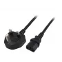 Power cable EFB Elektronik EK484.2 Black 2 m