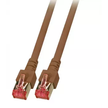 Networking Cable EFB Elektronik K5517.0,5 RJ-45 Cat6 0.5m Brown