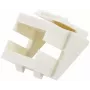 Keystone module EFB Elektronik LOGON LFK001, white, SC to LC fiber adapter